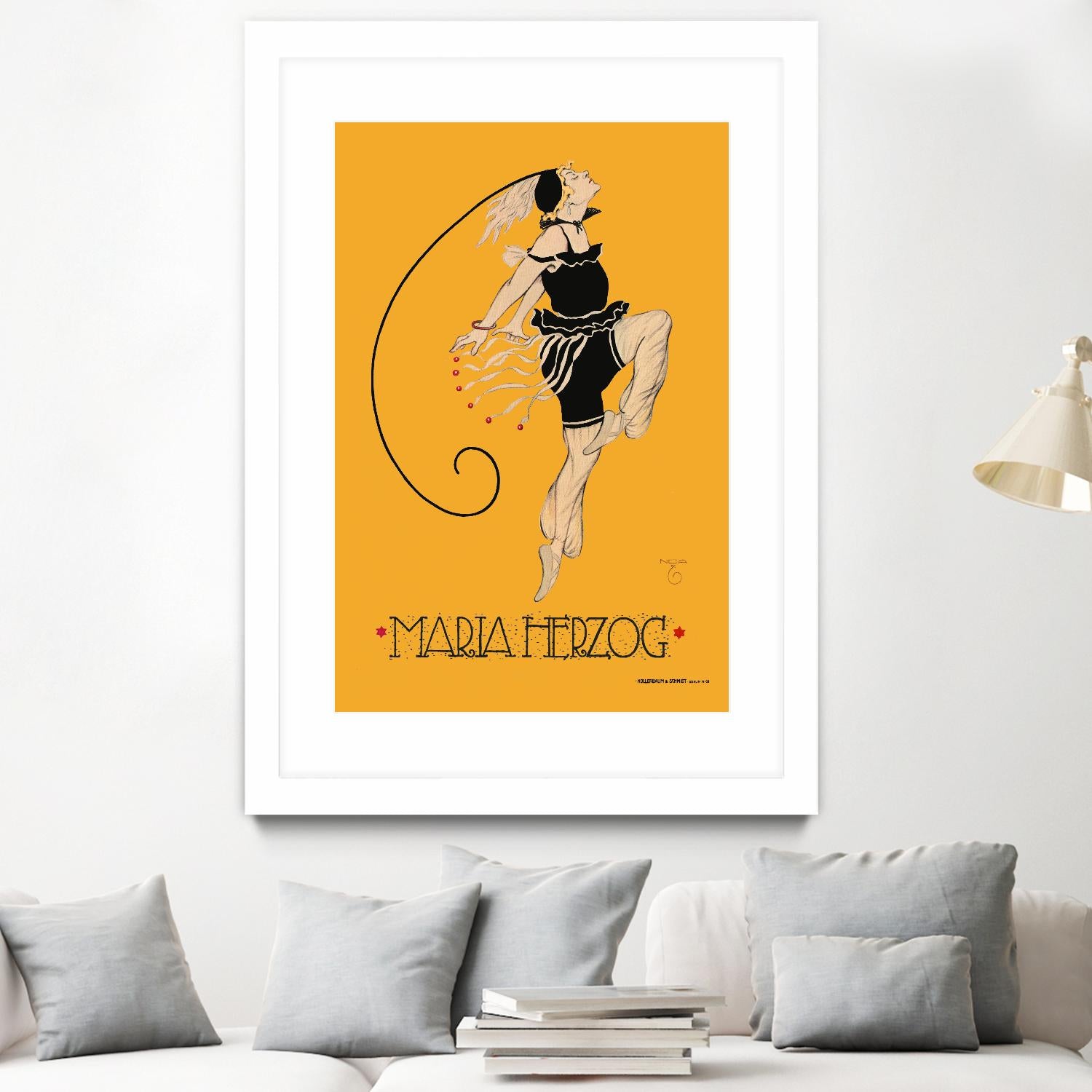 Maria Herzog by Archive on GIANT ART - black vintage dancer