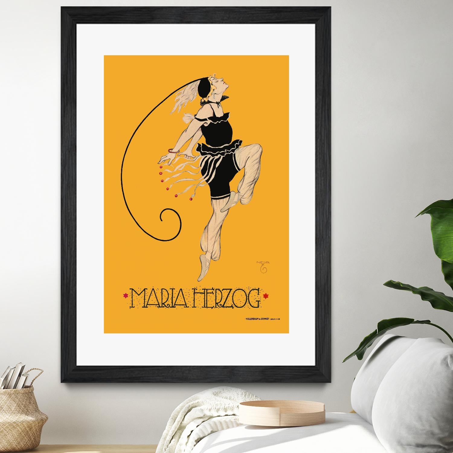 Maria Herzog by Archive on GIANT ART - black vintage dancer