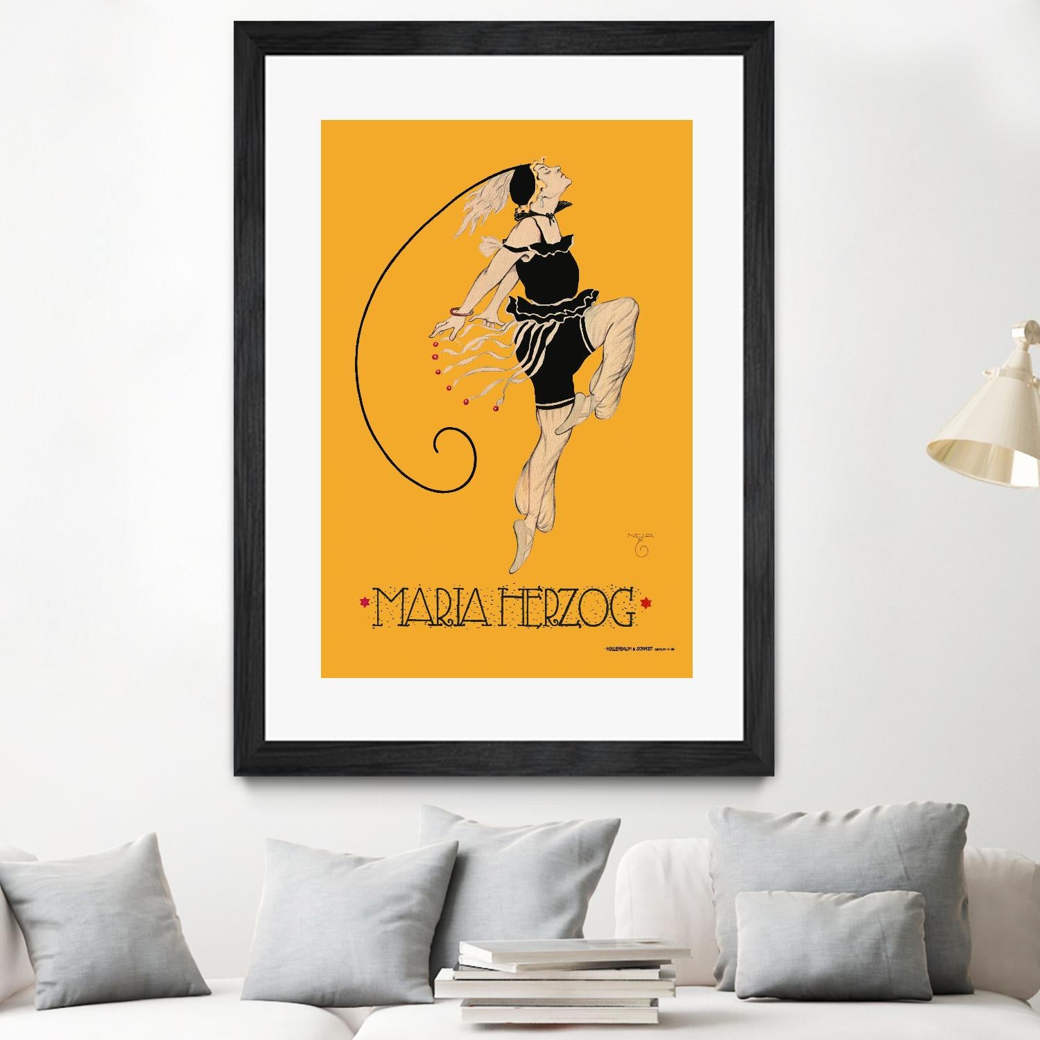 Maria Herzog by Archive on GIANT ART - black vintage dancer