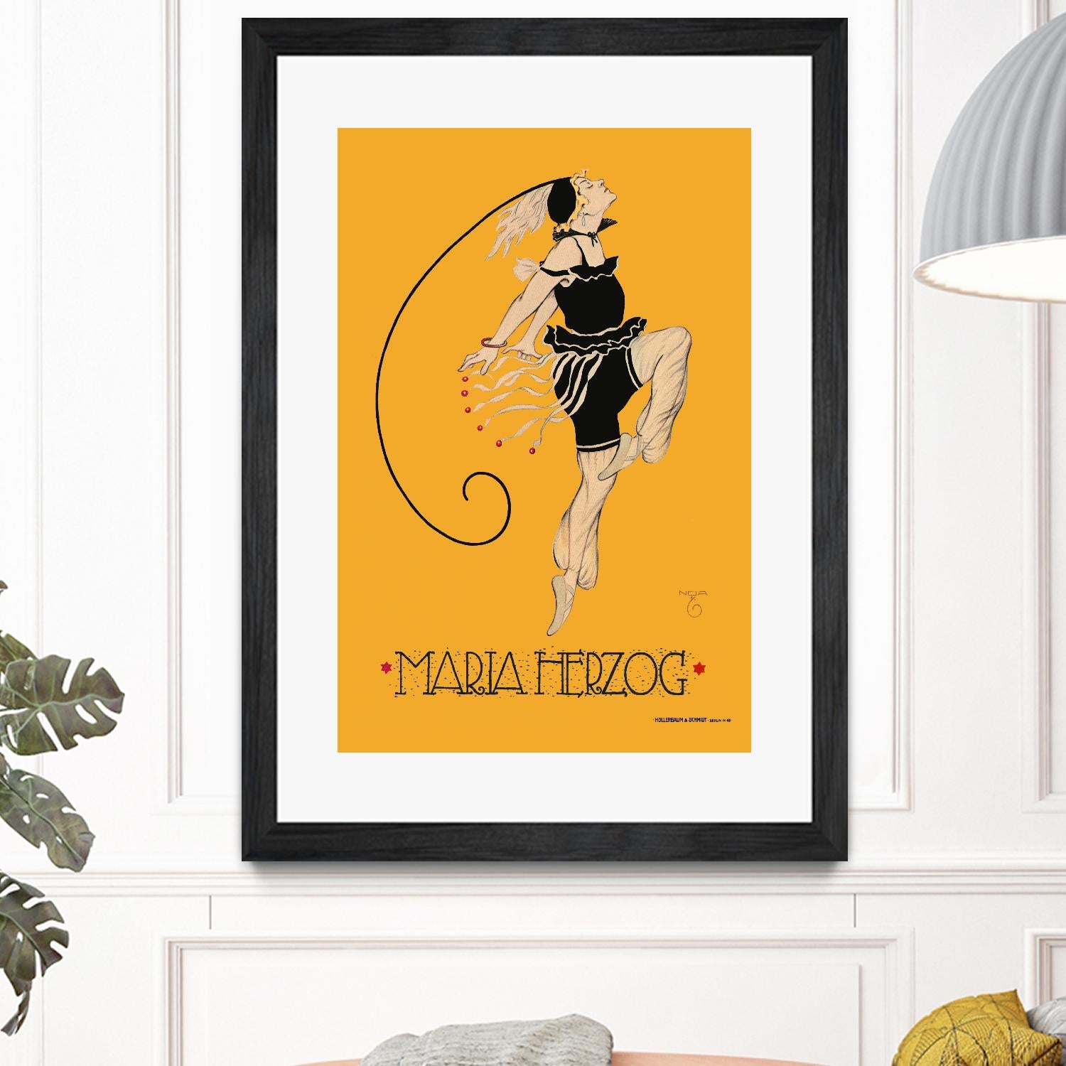 Maria Herzog by Archive on GIANT ART - black vintage dancer