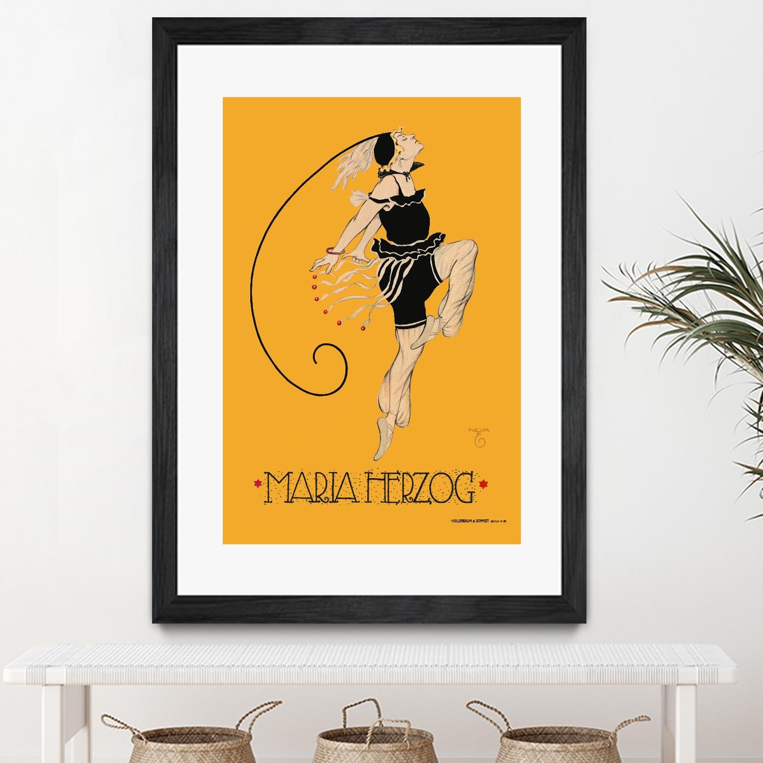 Maria Herzog by Archive on GIANT ART - black vintage dancer