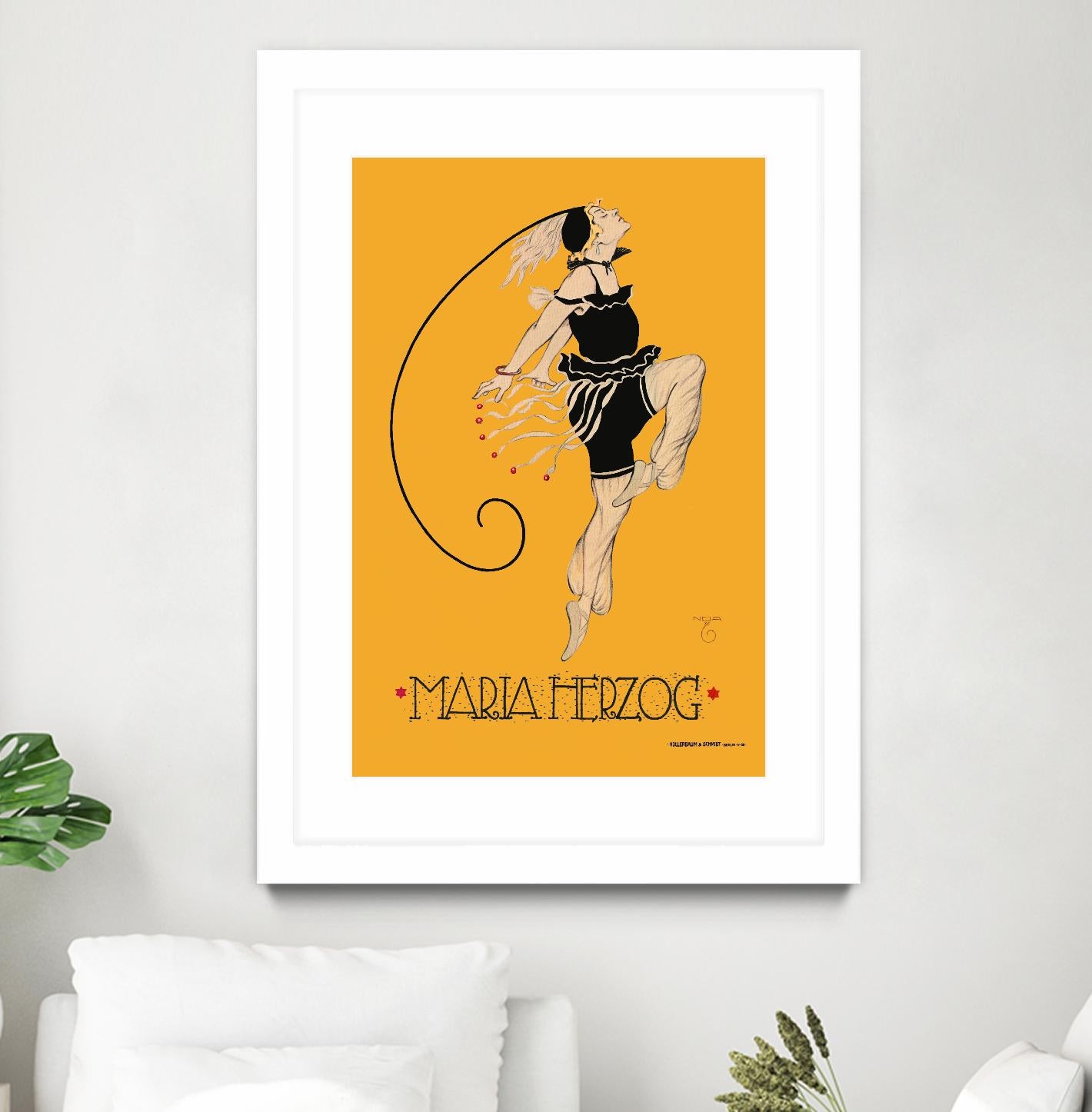 Maria Herzog by Archive on GIANT ART - black vintage dancer