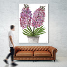Summer Bloom - Pink -13 by Lori Dubois on GIANT ART - pink floral pot