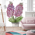 Summer Bloom - Pink -13 by Lori Dubois on GIANT ART - pink floral pot