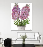 Summer Bloom - Pink -13 by Lori Dubois on GIANT ART - pink floral pot