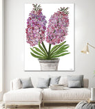 Summer Bloom - Pink -13 by Lori Dubois on GIANT ART - pink floral pot