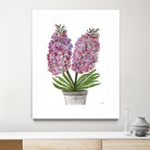 Summer Bloom - Pink -13 by Lori Dubois on GIANT ART - pink floral pot
