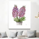 Summer Bloom - Pink -13 by Lori Dubois on GIANT ART - pink floral pot