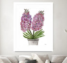 Summer Bloom - Pink -13 by Lori Dubois on GIANT ART - pink floral pot