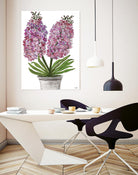 Summer Bloom - Pink -13 by Lori Dubois on GIANT ART - pink floral pot