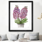 Summer Bloom - Pink -13 by Lori Dubois on GIANT ART - pink floral pot