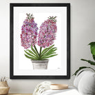 Summer Bloom - Pink -13 by Lori Dubois on GIANT ART - pink floral pot