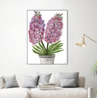 Summer Bloom - Pink -13 by Lori Dubois on GIANT ART - pink floral pot