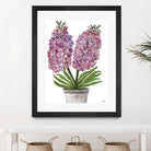 Summer Bloom - Pink -13 by Lori Dubois on GIANT ART - pink floral pot