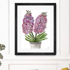 Summer Bloom - Pink -13 by Lori Dubois on GIANT ART - pink floral pot