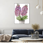 Summer Bloom - Pink -13 by Lori Dubois on GIANT ART - pink floral pot