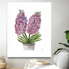 Summer Bloom - Pink -13 by Lori Dubois on GIANT ART - pink floral pot