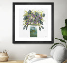 Garden Bouquet - Blue - 4 by Lori Dubois on GIANT ART - white floral bouquet
