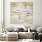 RainWater - Beige by Lori Dubois on GIANT ART - beige abstract ton sur ton