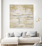 RainWater - Beige by Lori Dubois on GIANT ART - beige abstract ton sur ton