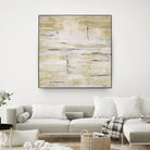 RainWater - Beige by Lori Dubois on GIANT ART - beige abstract ton sur ton