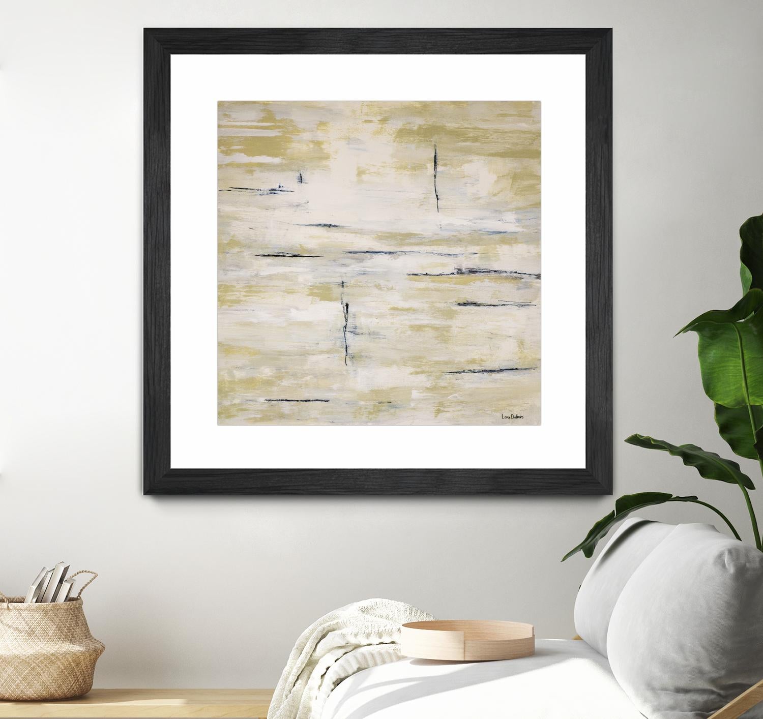 RainWater - Beige by Lori Dubois on GIANT ART - beige abstract ton sur ton