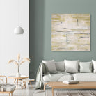RainWater - Beige by Lori Dubois on GIANT ART - beige abstract ton sur ton