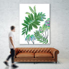Mimosa - Moss - 15 by Lori Dubois on GIANT ART - green botanical leaves