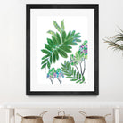 Mimosa - Moss - 15 by Lori Dubois on GIANT ART - green botanical leaves