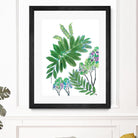 Mimosa - Moss - 15 by Lori Dubois on GIANT ART - green botanical leaves