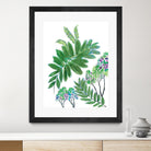 Mimosa - Moss - 15 by Lori Dubois on GIANT ART - green botanical leaves