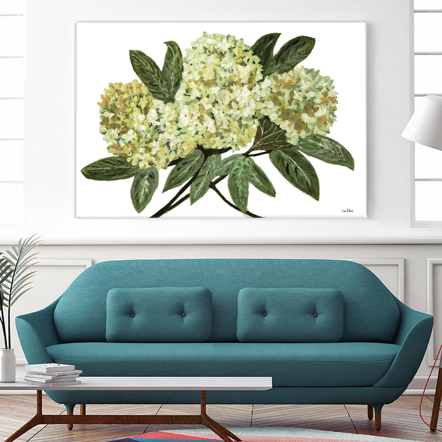 Fresh Bouquet - Lavender-1 by Lori Dubois on GIANT ART - beige floral lilas