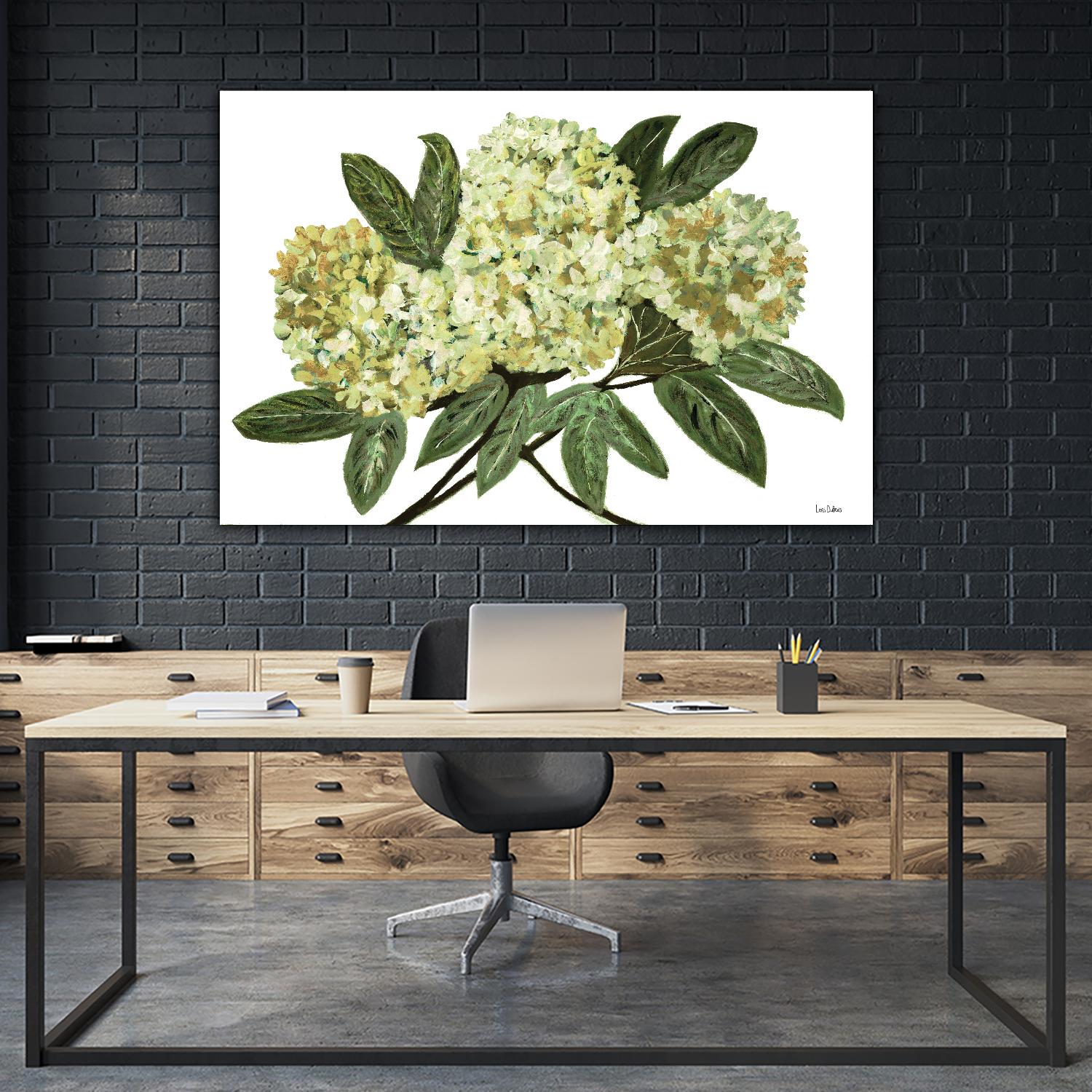 Fresh Bouquet - Lavender-1 by Lori Dubois on GIANT ART - beige floral lilas