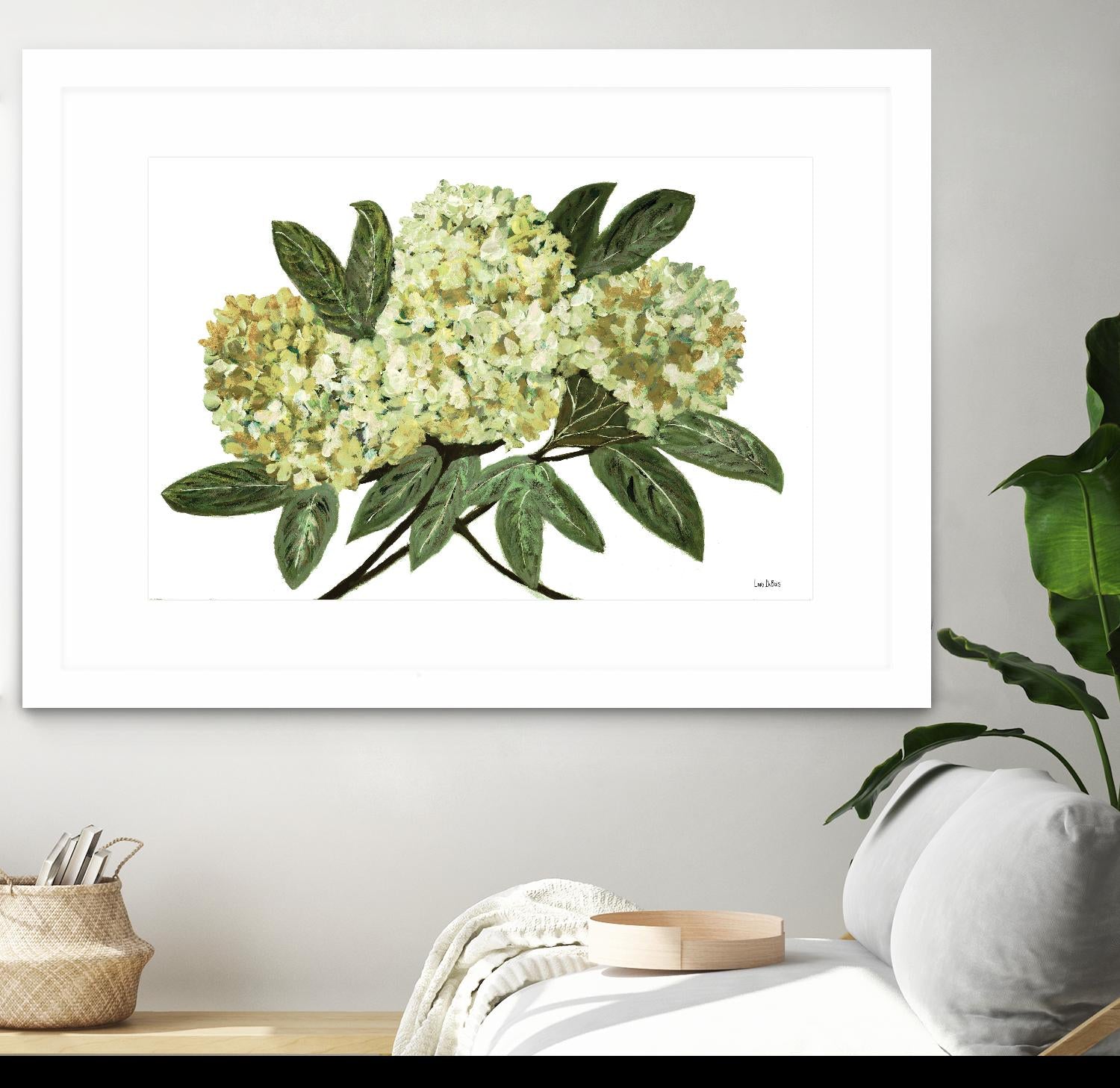 Fresh Bouquet - Lavender-1 by Lori Dubois on GIANT ART - beige floral lilas