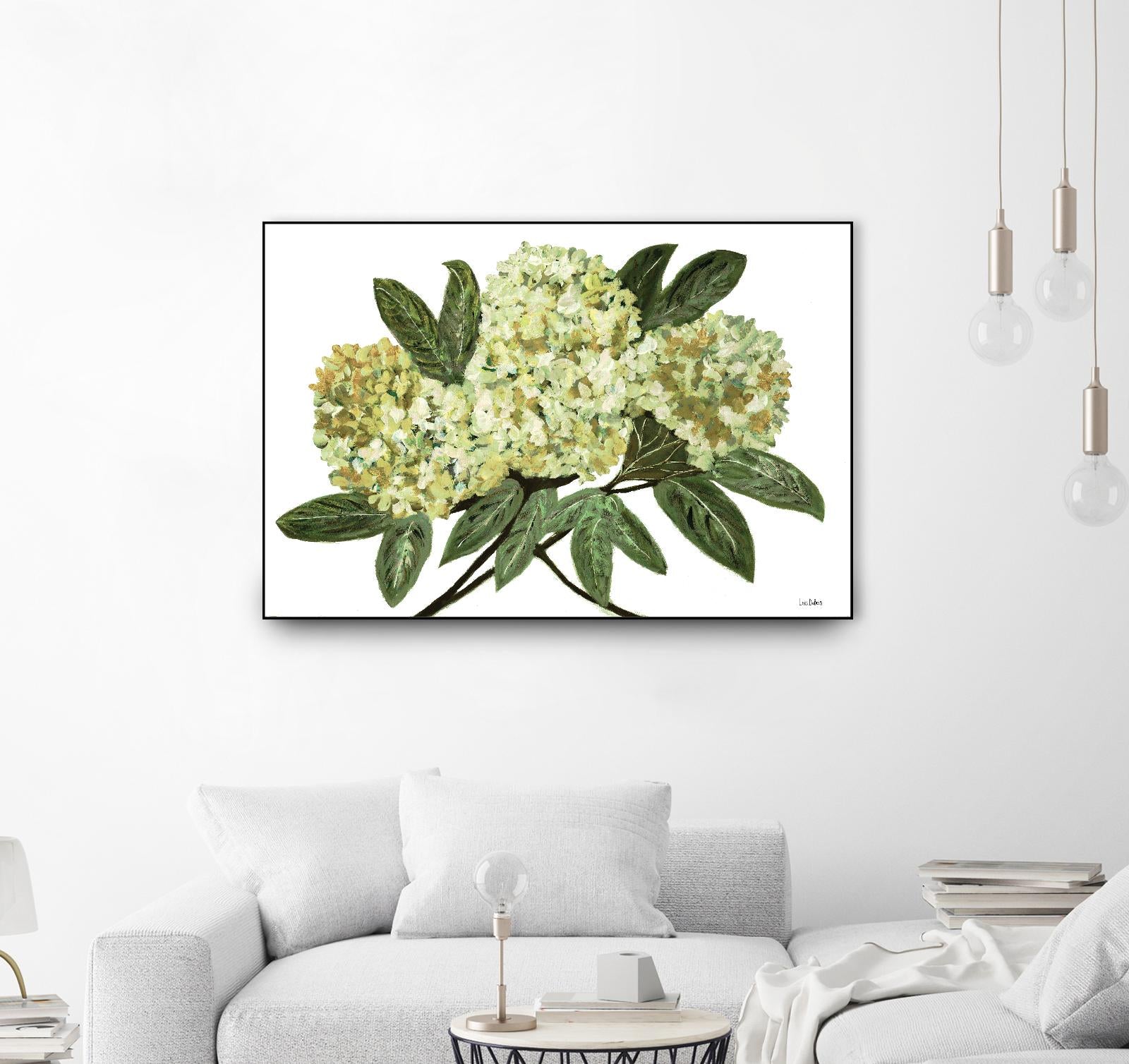 Fresh Bouquet - Lavender-1 by Lori Dubois on GIANT ART - beige floral lilas
