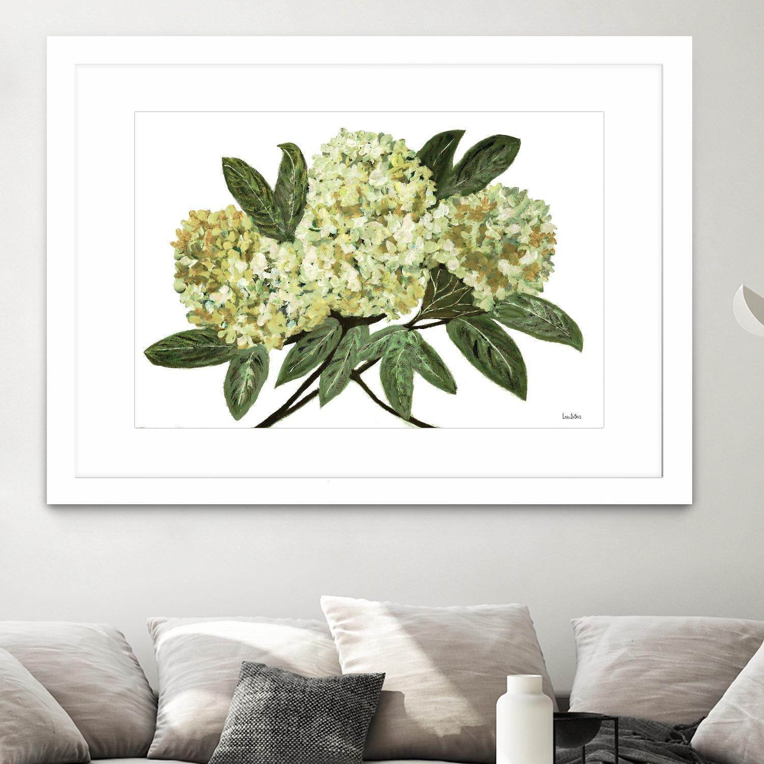 Fresh Bouquet - Lavender-1 by Lori Dubois on GIANT ART - beige floral lilas