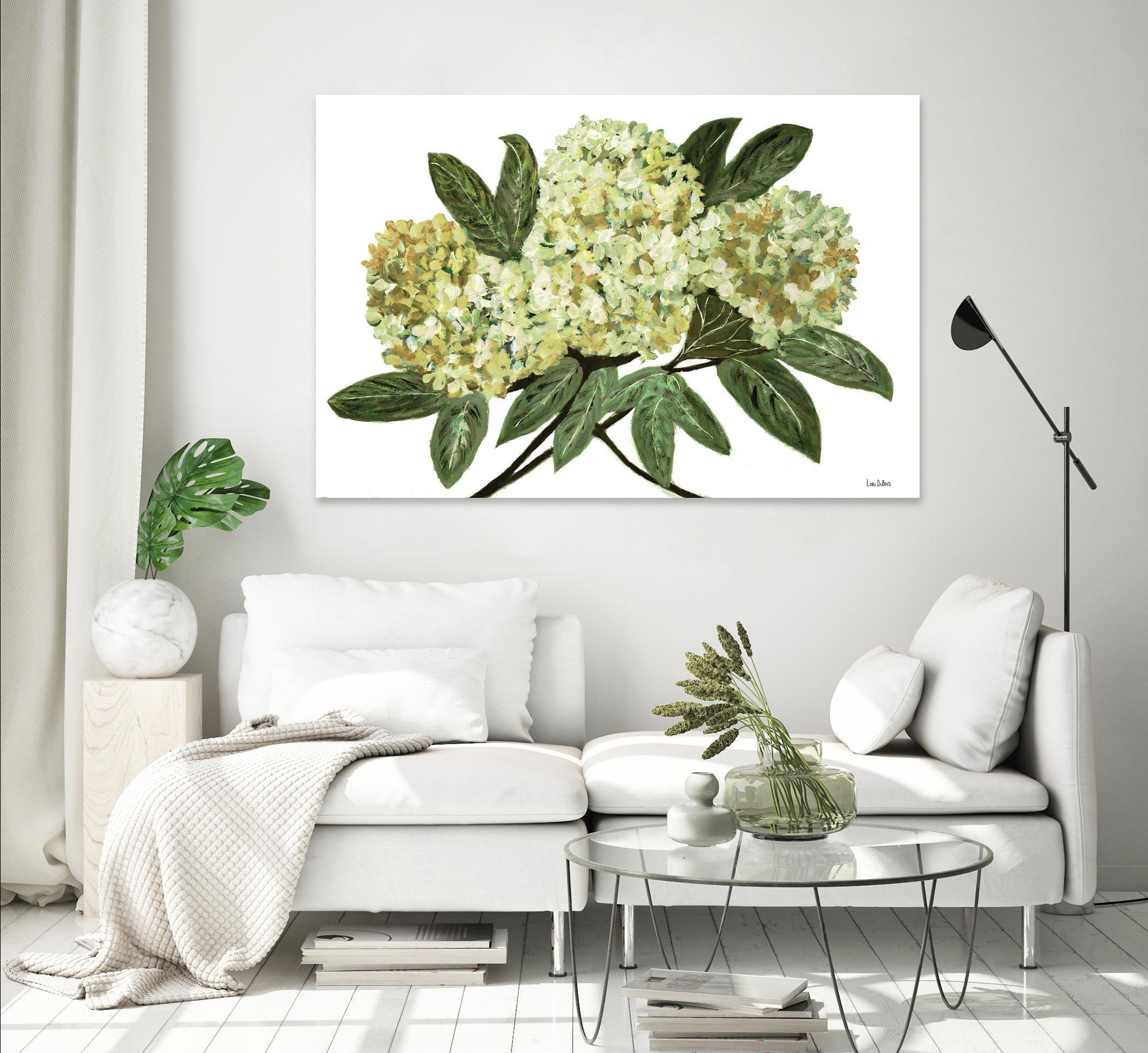 Fresh Bouquet - Lavender-1 by Lori Dubois on GIANT ART - beige floral lilas
