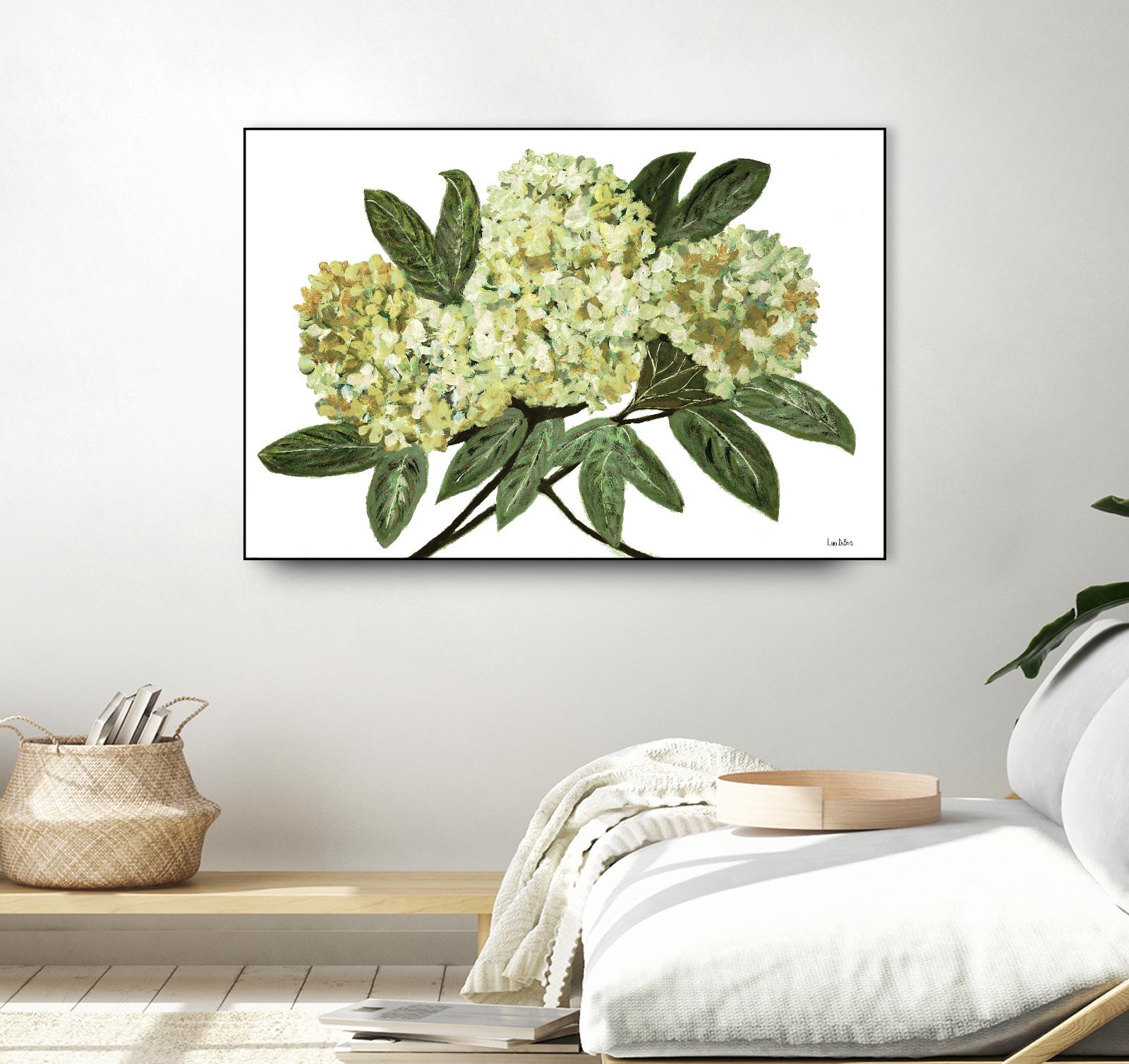 Fresh Bouquet - Lavender-1 by Lori Dubois on GIANT ART - beige floral lilas