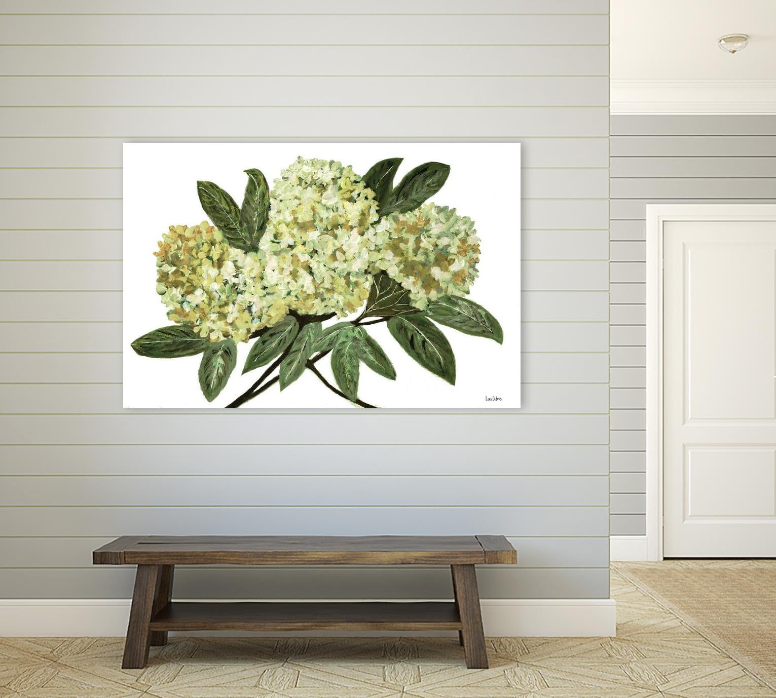 Fresh Bouquet - Lavender-1 by Lori Dubois on GIANT ART - beige floral lilas