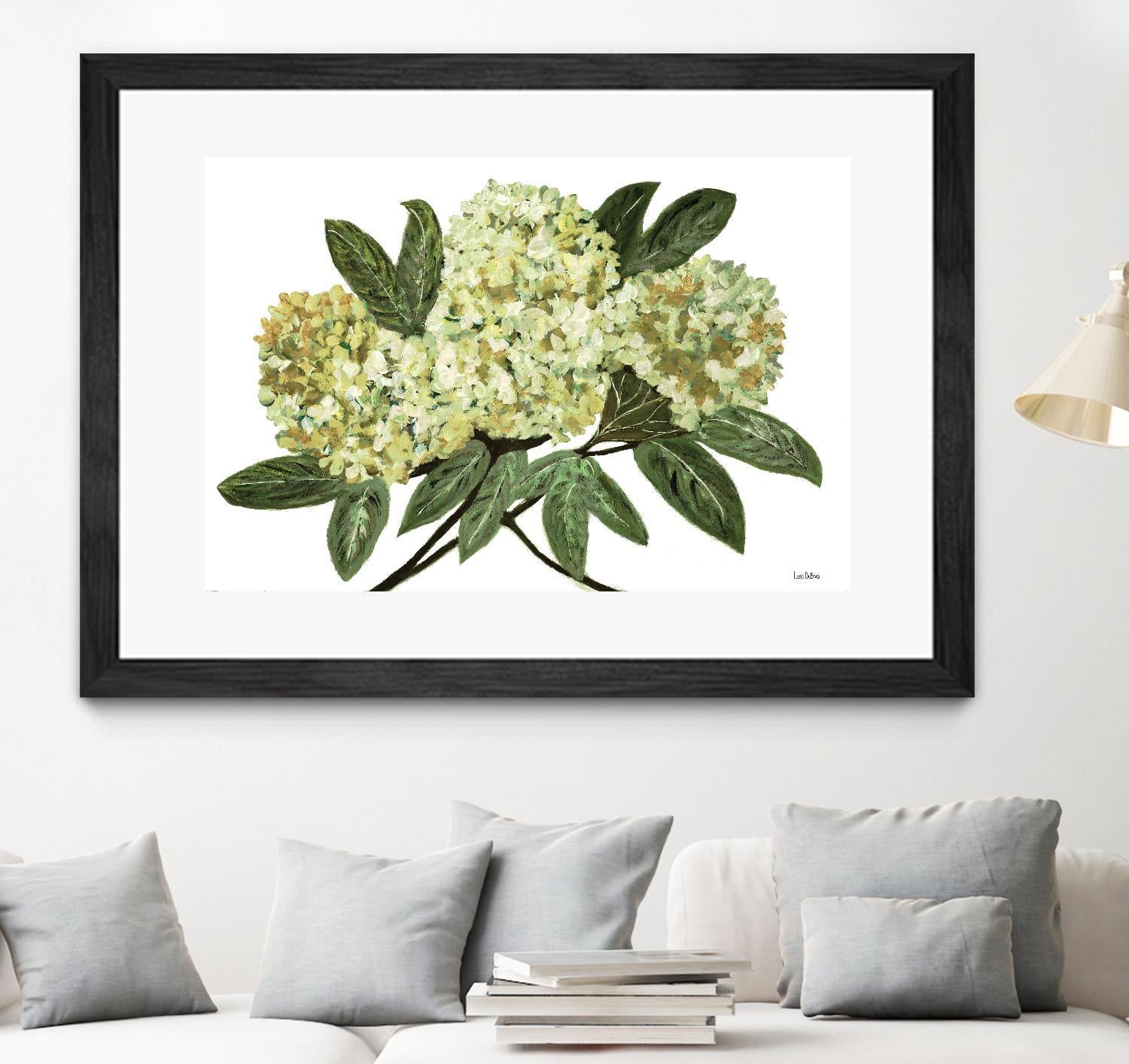 Fresh Bouquet - Lavender-1 by Lori Dubois on GIANT ART - beige floral lilas