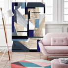 InTheKnow by Lori Dubois on GIANT ART - white & black geometric grays