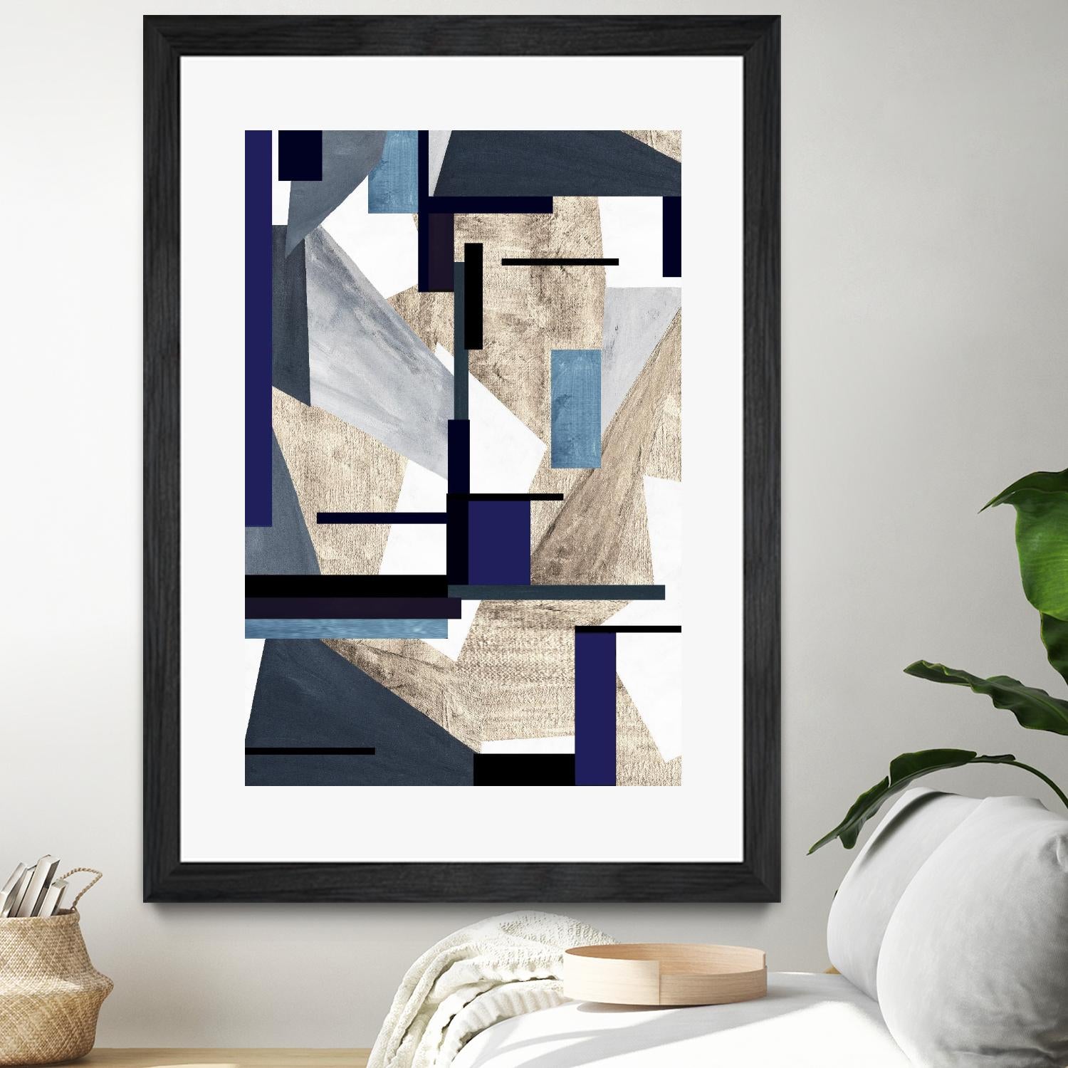 InTheKnow by Lori Dubois on GIANT ART - beige abstract grays