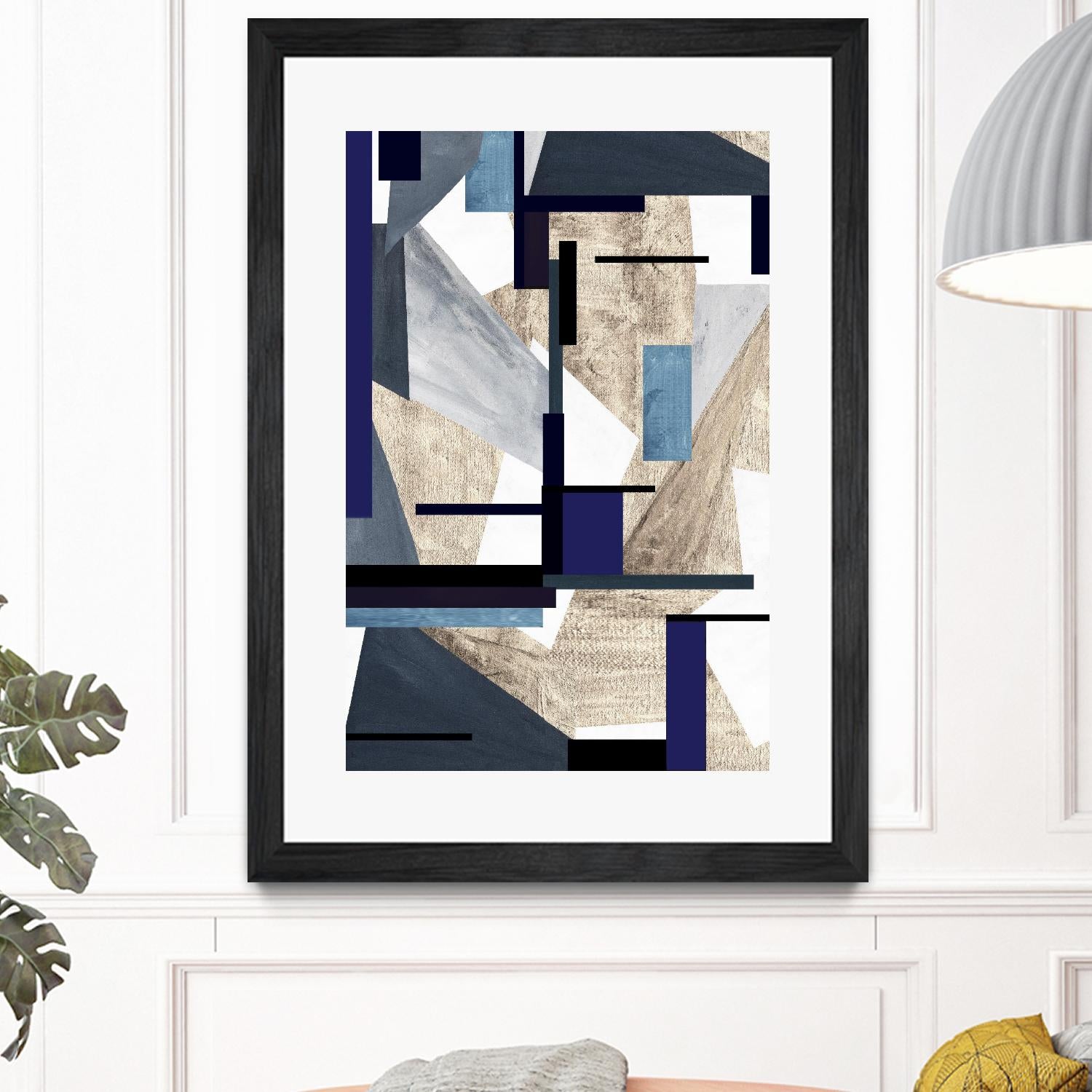 InTheKnow by Lori Dubois on GIANT ART - beige abstract grays