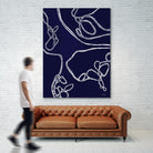 BluePoint by Lori Dubois on GIANT ART - blue linear