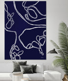 BluePoint by Lori Dubois on GIANT ART - blue linear