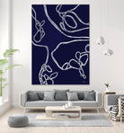 BluePoint by Lori Dubois on GIANT ART - blue linear