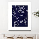 BluePoint by Lori Dubois on GIANT ART - blue linear