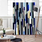 ModernDay by Lori Dubois on GIANT ART - blue linear lignes
