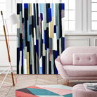 ModernDay by Lori Dubois on GIANT ART - blue linear lignes
