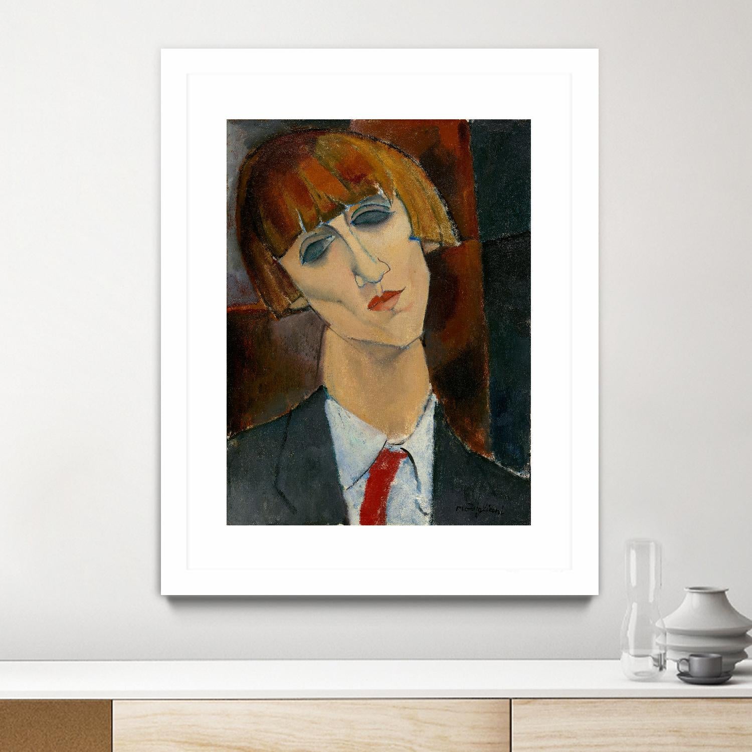 Madame Kisling, 1917 by Amedeo Modigliani on GIANT ART - beige museums modigliani